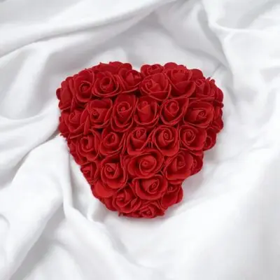Coeur éternel rouge