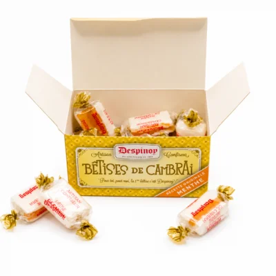 Boîte Bêtises de Cambrai sur fond blanc