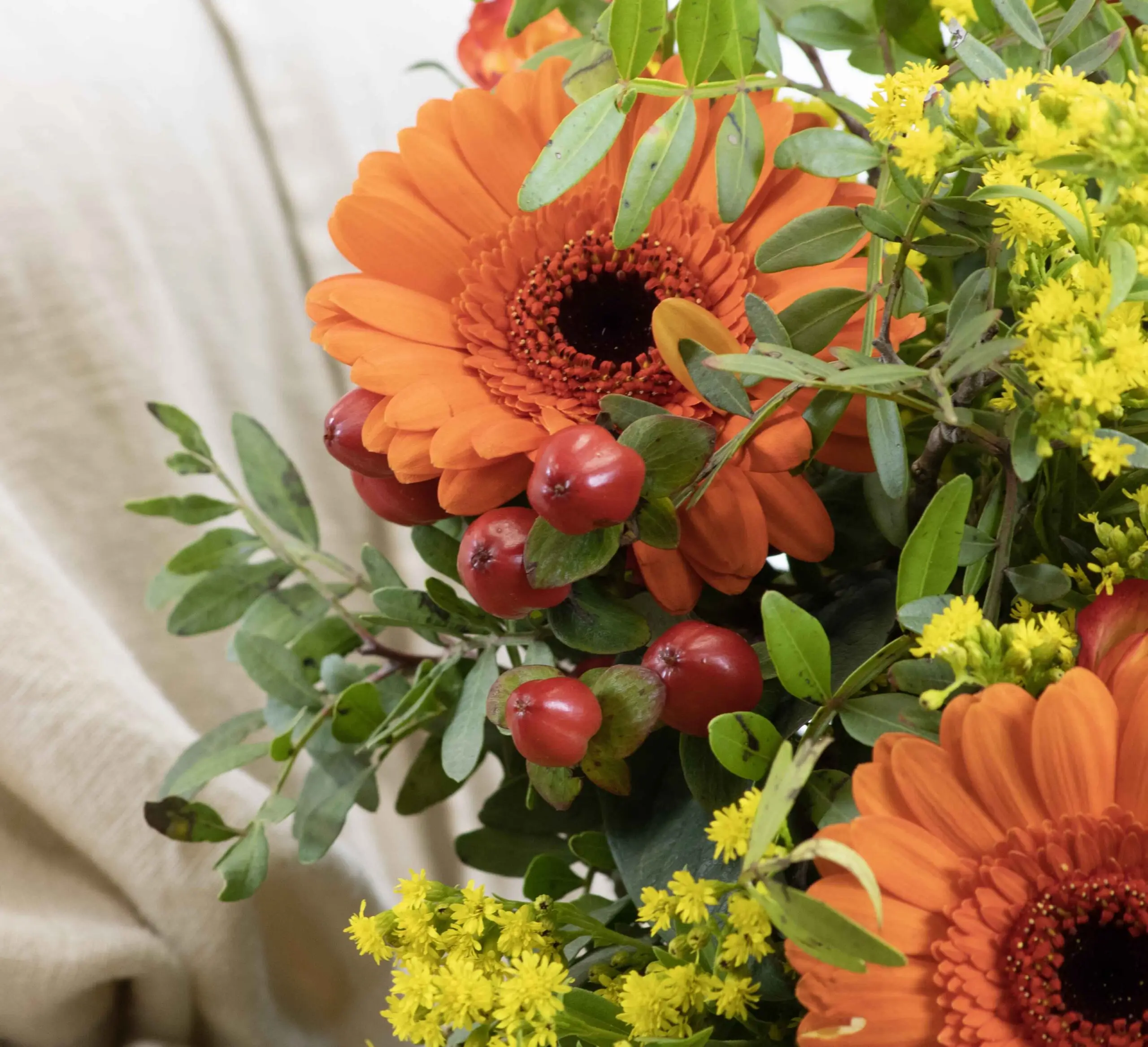 Bouquet Pikotin - fleurs colorées