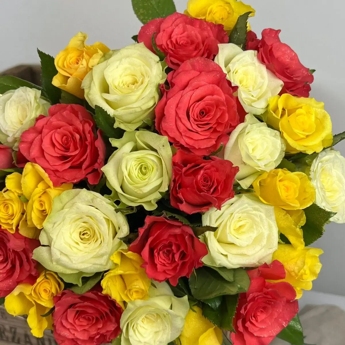 Bouquet Tutti frutti pailleté – vue de détail