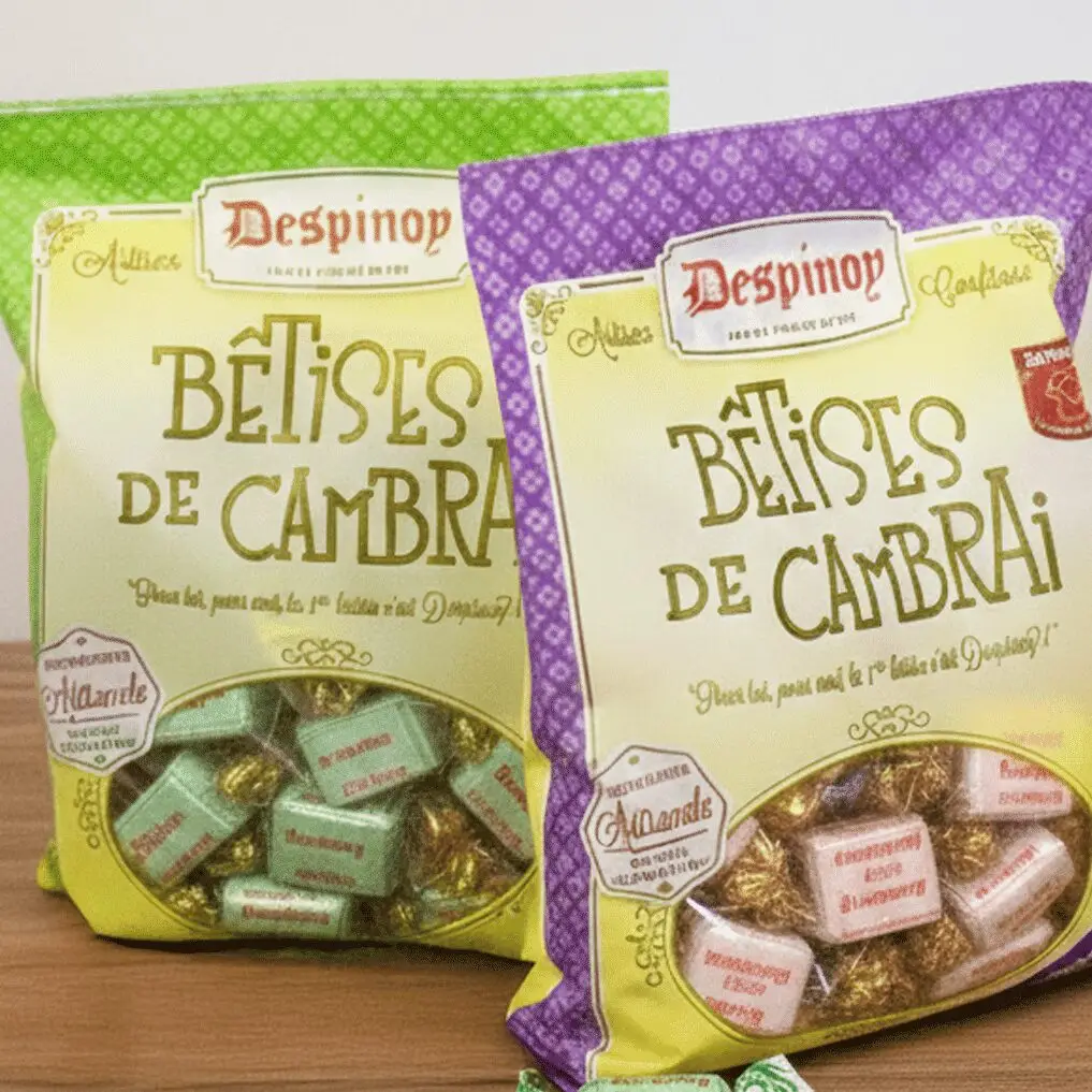 Duo de sachets de Bêtises de Cambrai – vue de détail