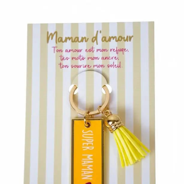 Porte-Clé Maman d'Amour – vue de détail