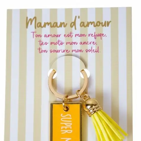 Porte-Clé Maman d'Amour – vue de détail