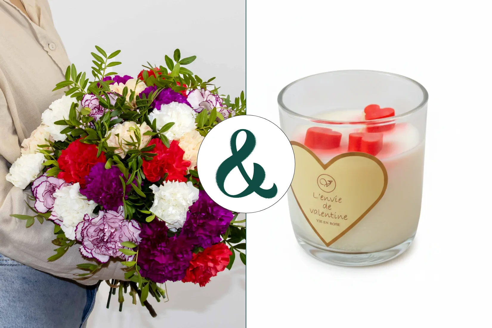 Pack bouquet Froufrou et bougie